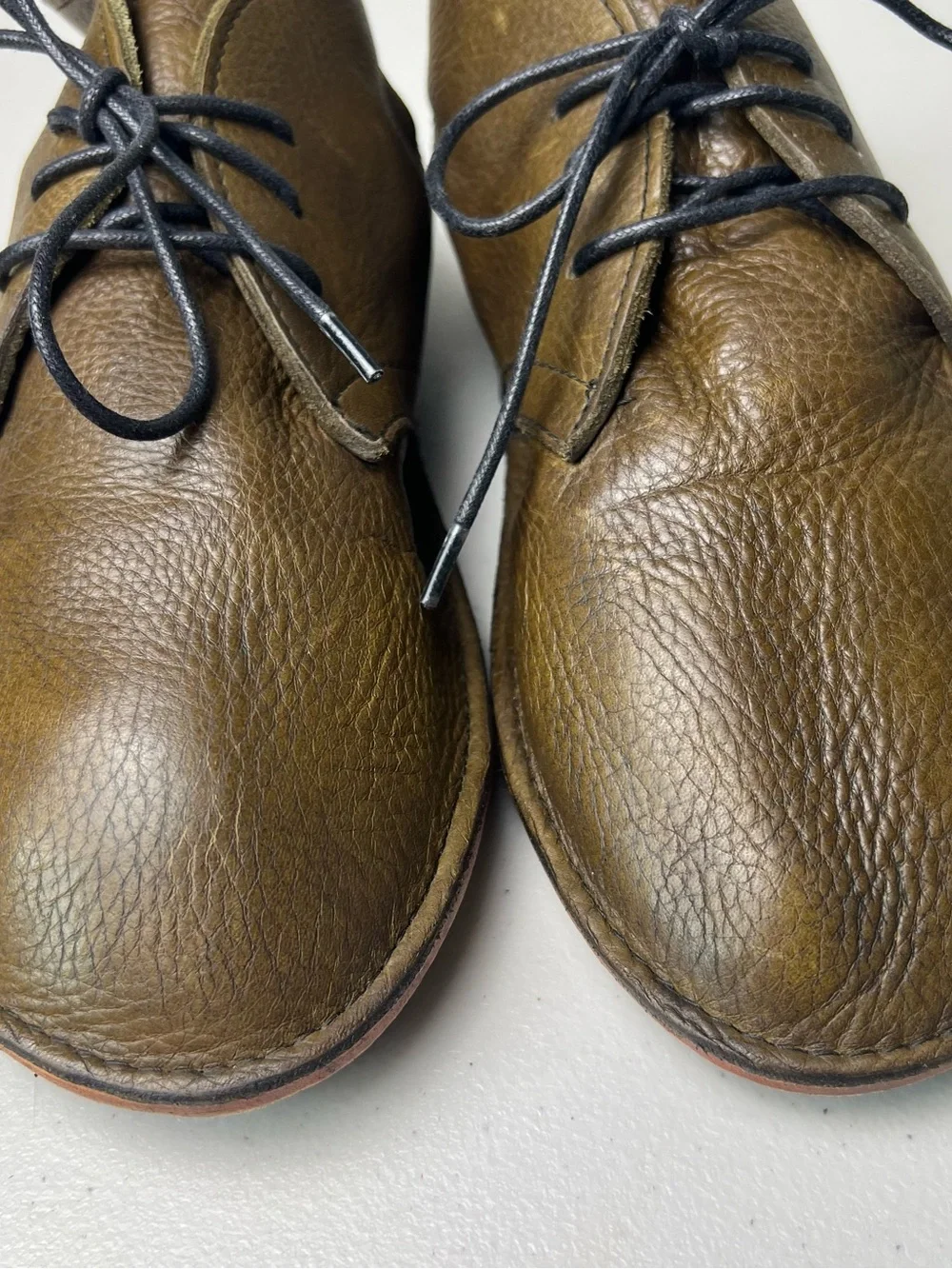 SoftStar Hawthorne Minimalist Barefoot Unisex M8/W9.5 Brown Leather Chukka Boots